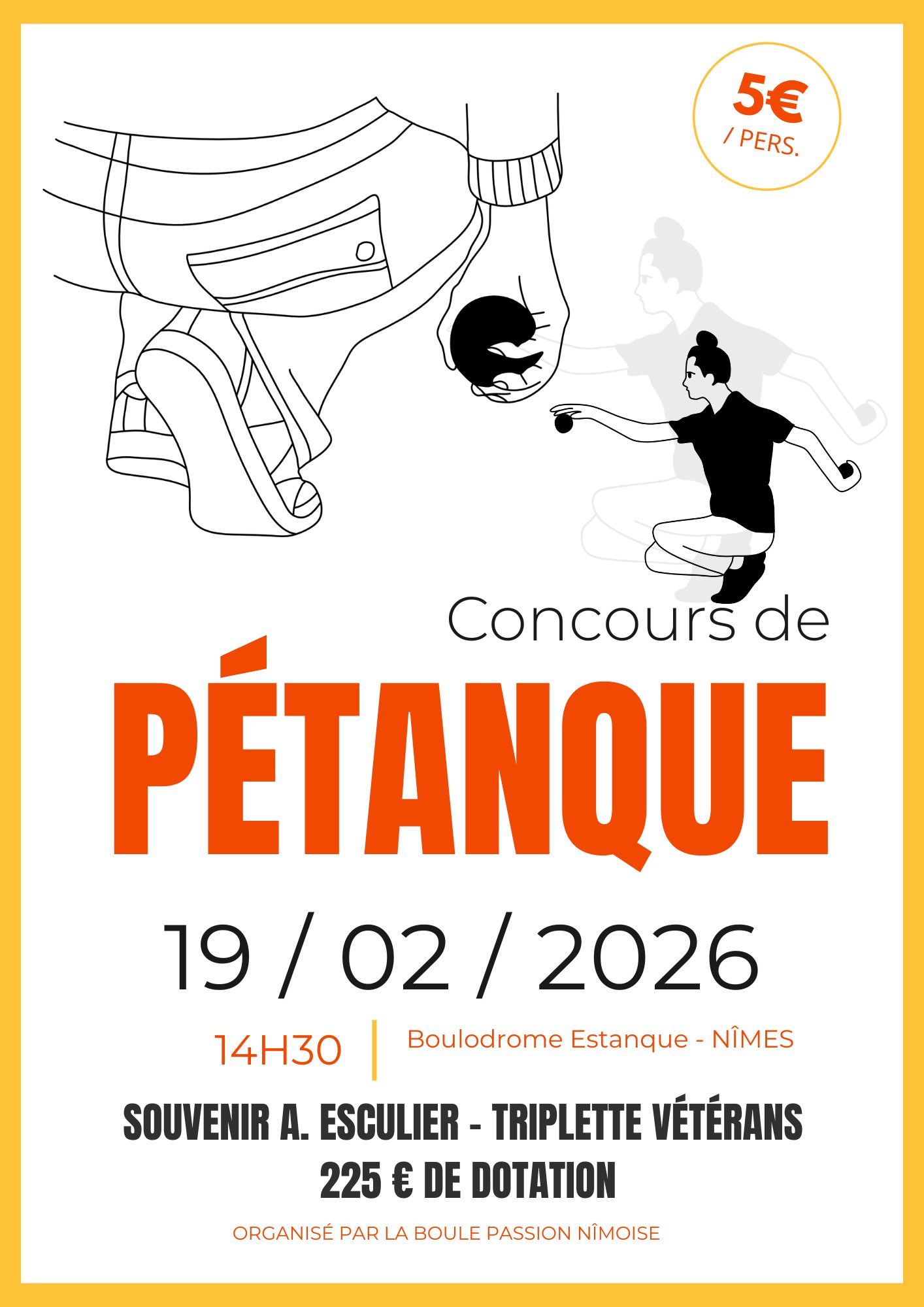 CONCOURS TRIPLETTE VÉTÉRANS - 19/02/2026