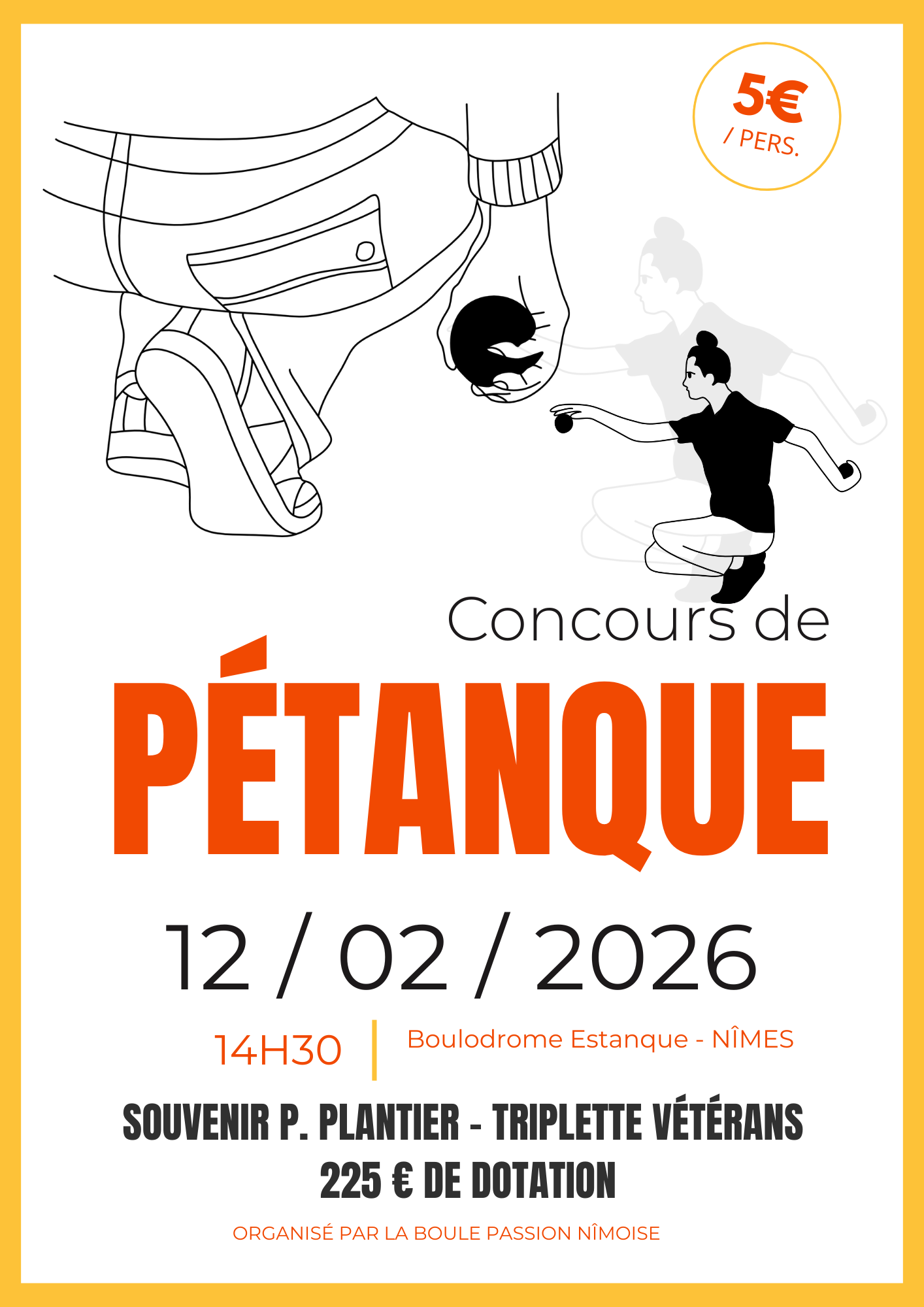 CONCOURS TRIPLETTE VÉTÉRANS - 12/02/2026